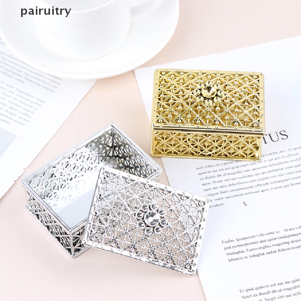 Prt Plastik Hollow Foil Emas Candy Box Coklat Kotak Hantaran Hantaran Wedding Box PRT