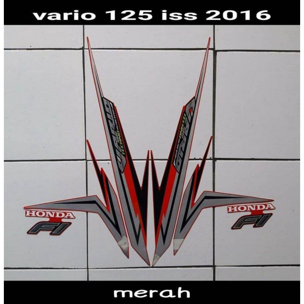 Stiker striping Honda Vario 125 2016 Fullbodi