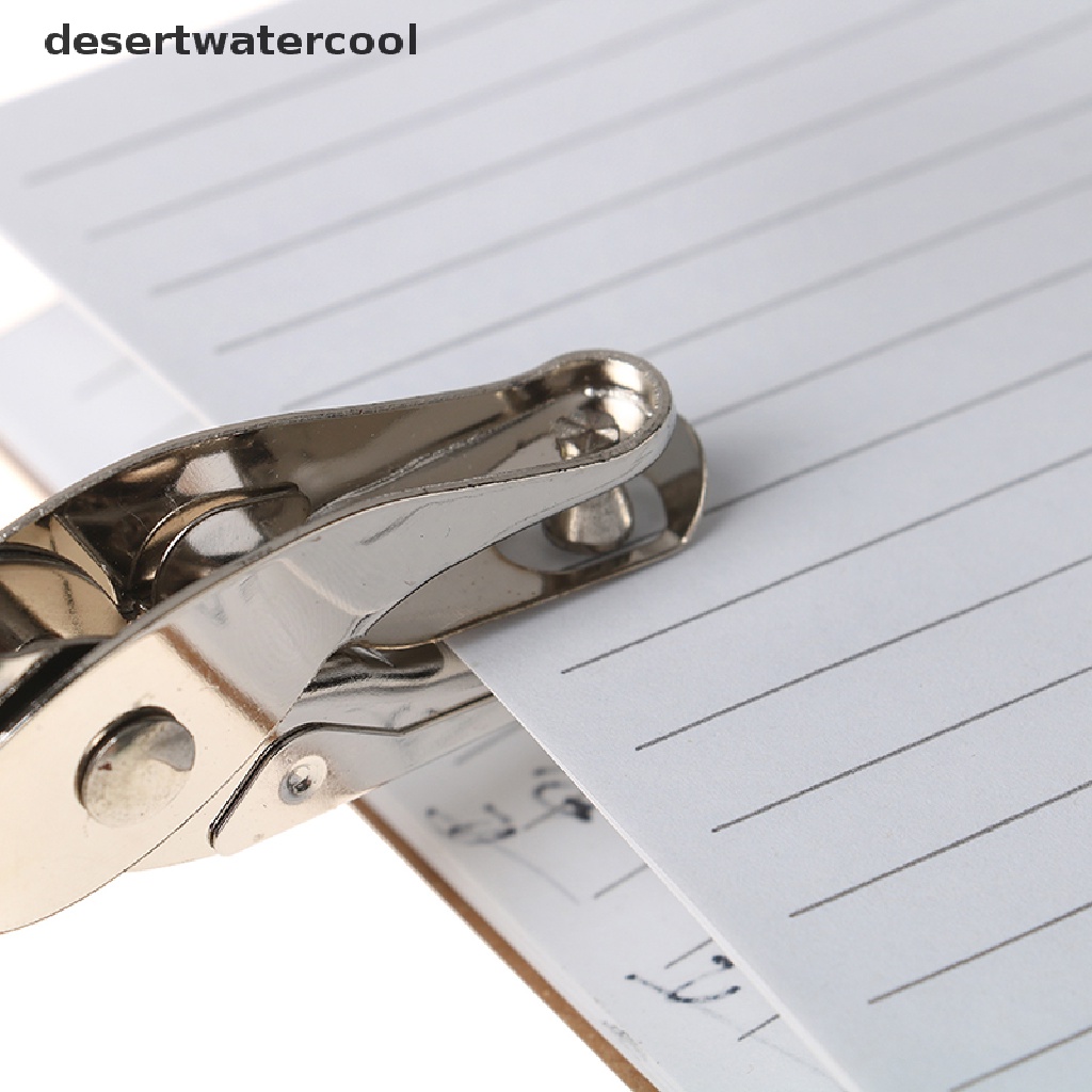 Deid Hand Puncher Lingkaran Bulat Satu Lubang Kertas Punch Cutg Tool 6mm Plier Craft Martijn