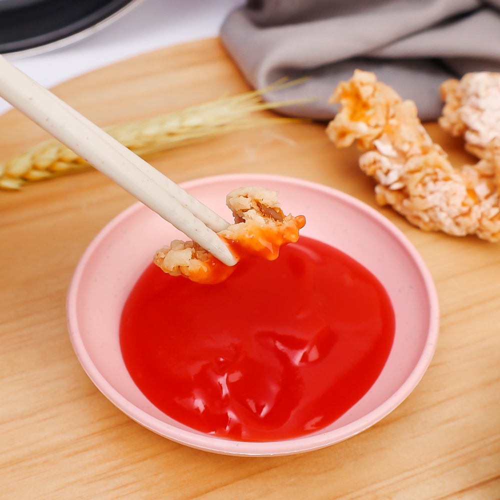 Dapur Rumah Tangga Wheat Straw Dipping Dish Salad Saucer/Piring Buah Dessert Kue Multifungsi/Nordic Style Round Seasoning Dish/Peralatan Makan Tulang Ludah Meja