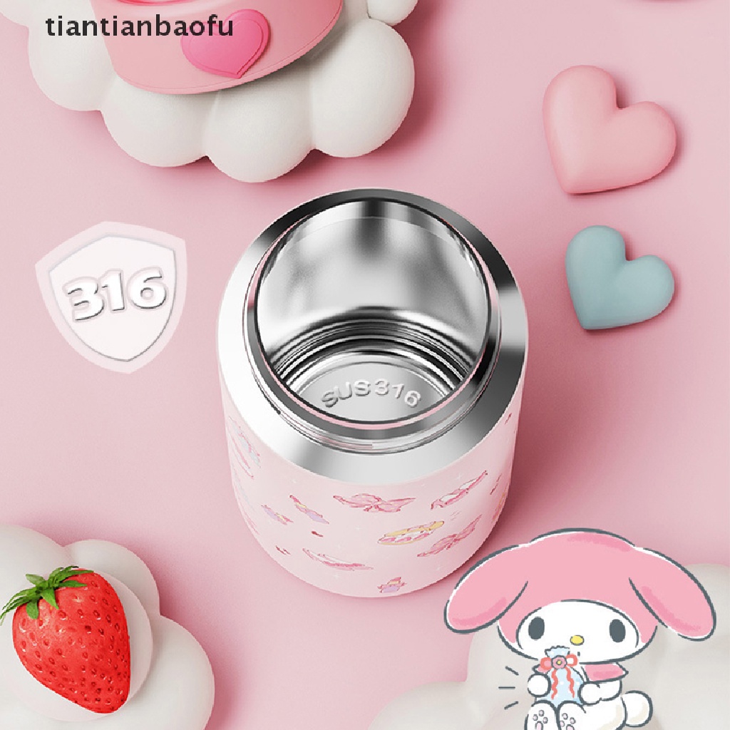 [tiantianbaofu] 350ml Kawaii Anime Thermos Cup Stainless Steel Cangkir Air Termos Hadiah Ulang Tahun Butik