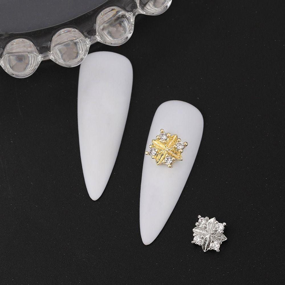 Needway Dekorasi Nail Art 3D Gaya Perancis Bucherati Alloy Aksesoris Kuku