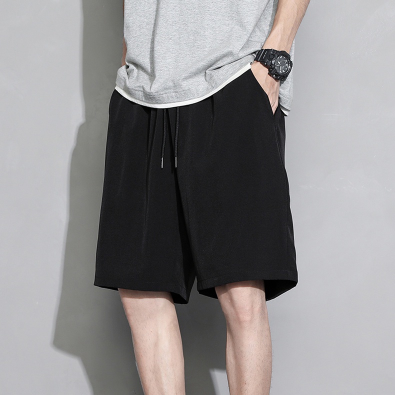 Celana Pendek Pria Sport Casual Olahraga Versi Longgar Elastisitas Cepat Kering Fashion Shorts K5161A