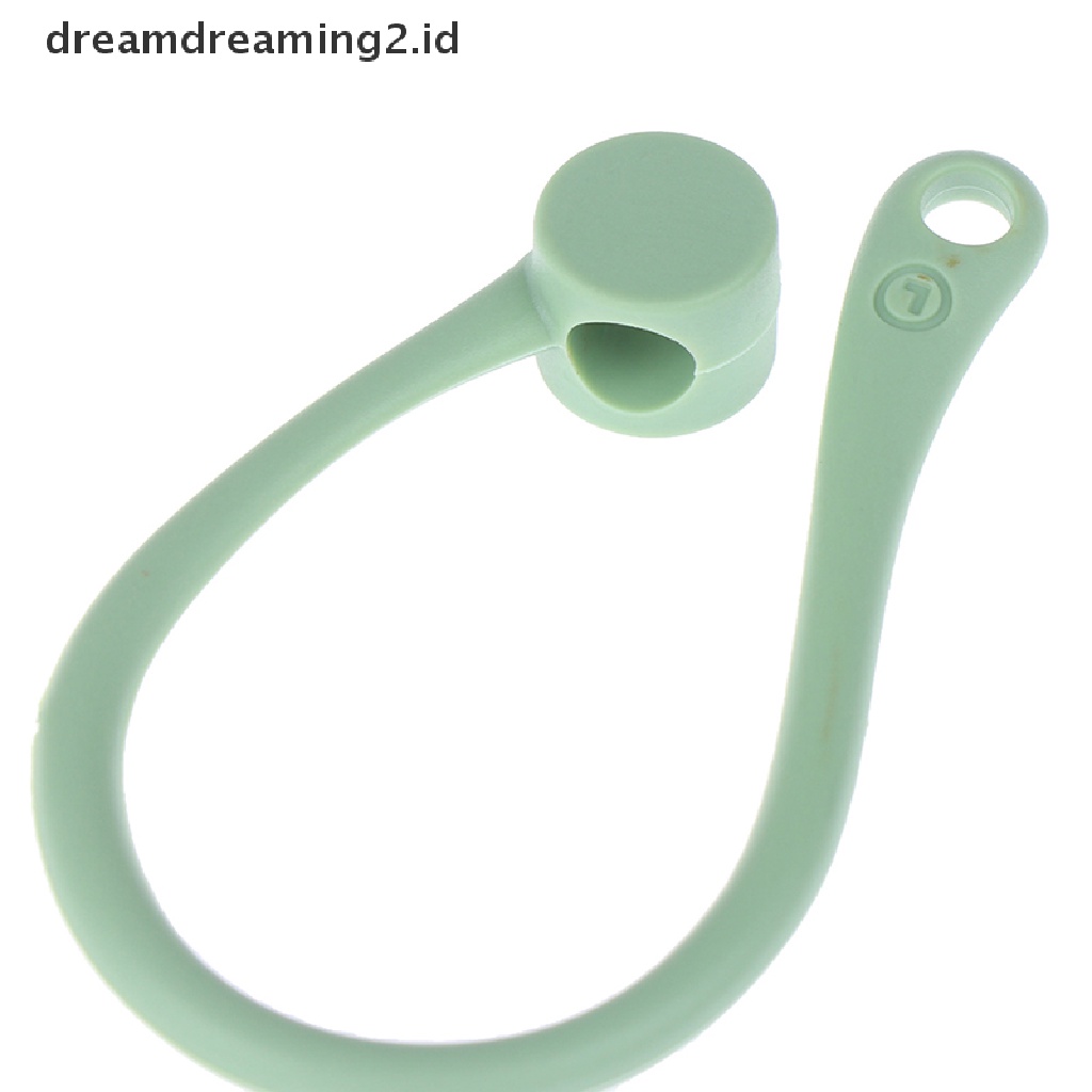 (hot) 1pasang Earhook Holder Untuk AirPods Strap Silikon Olahraga Kait Telinga Anti Hilang//