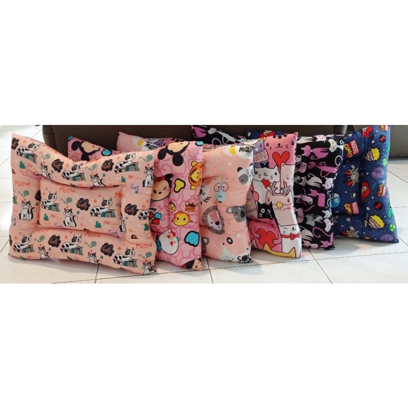 Kasur Alas Tidur Kucing Anjing 45 x 35 x 6 cm Matras Cat Dog Alas Kandang Bermotif Lucu