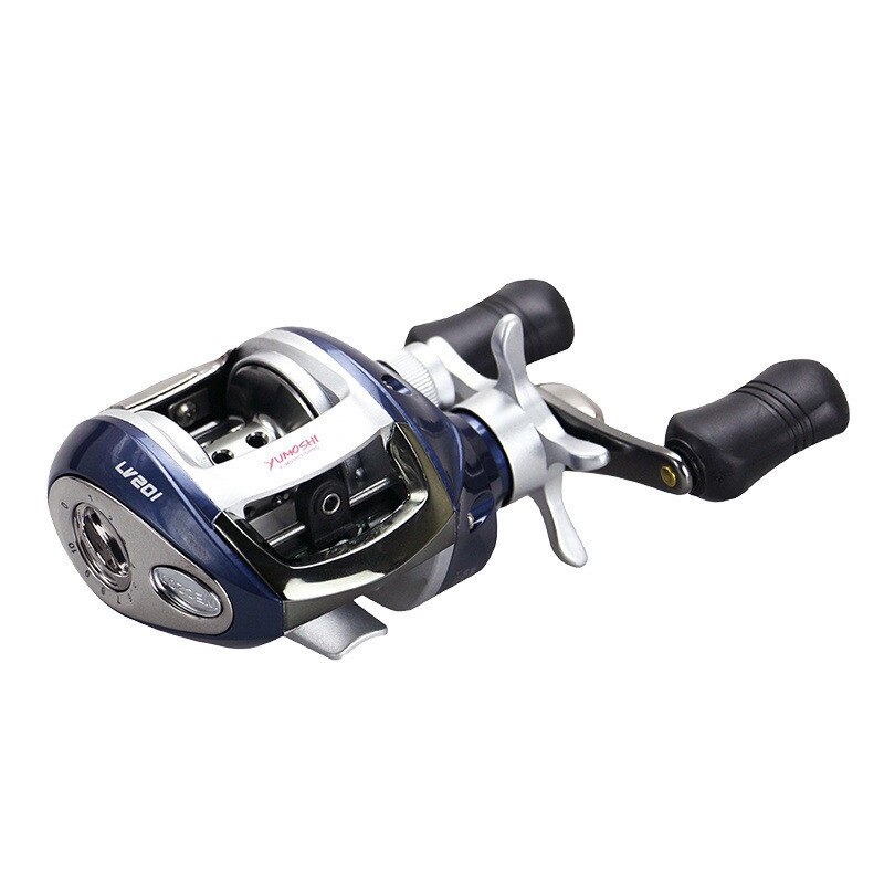 YUMOSHI LV200 Reel Pancing Baitcasting 12+1 BB - Tangan Kiri - Black AquaMarinStore