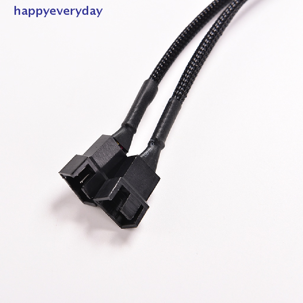 [happy] 4pin PWM To Dual PWM Komputer Cas Kipas Power Berlengan Y-Splitter Kabel Adaptor [ID]