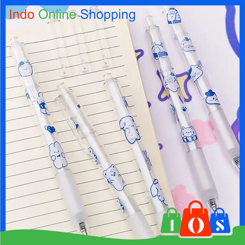 

Pulpen Pelajar Dan Kantor Pena Lucu Rabbit Pulpen Gel Motif Kelinci Import COD σ 608