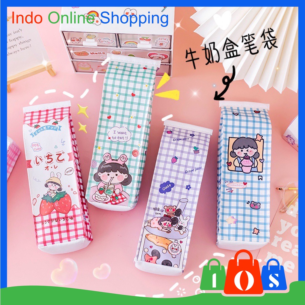 

IOS 634 Tas Pensil Unik Kotak Pensil Lucu Tempat Pensil Fashion Japanese Import COD