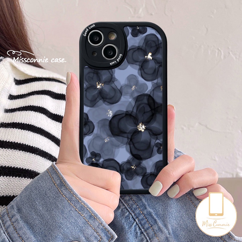 Casing Ponsel Motif Bunga Vintage Kompatibel Untuk iPhone 7Plus 11 14 13 12 Pro Max 8Plus XR X XS Max 6 6s 7 8 plus SE 2020 Lembut Tpu Mewah Retro Bunga Shockproof Back Cover