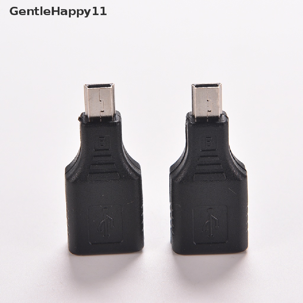 Gentlehappy Network USB 2.0 A Female to Mini USB B 5pin Male Cord Kabel Hub Adapter id
