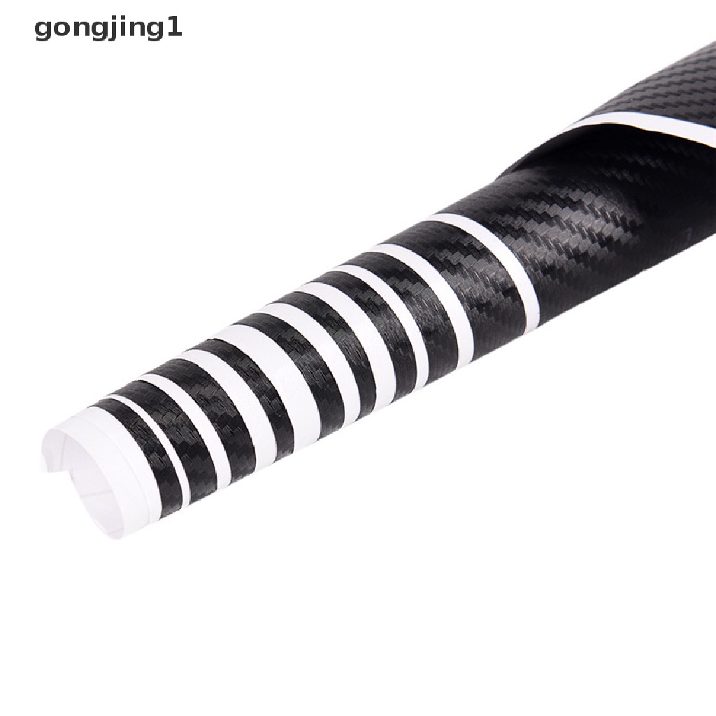 Stiker Bumper Belakang GGG Waterproof Carbon Fiber Trim Protector ID