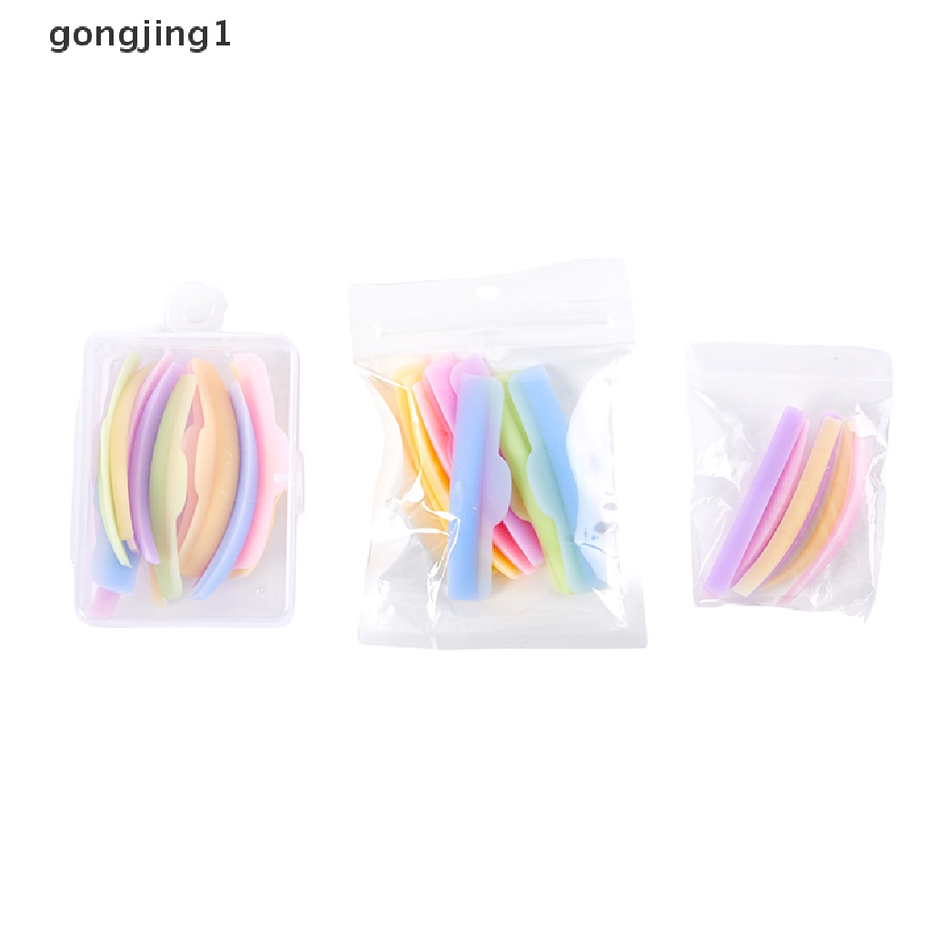 Ggg 3per5 /8Pasang Lash Lift Lifg Curlers Curl Silicone Shields Pads Reusable Perm ID