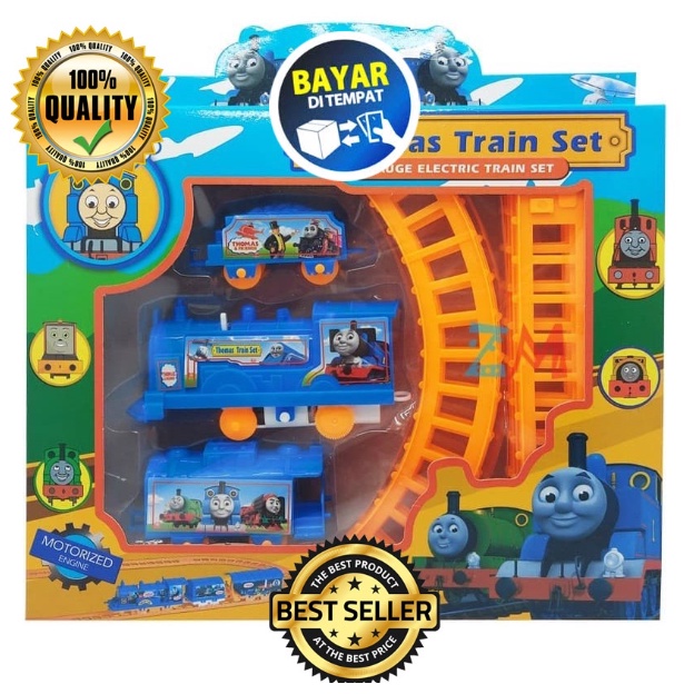 ( BISA COD) PROMO MAINAN ANAK KERETA API ELEKTRIK BISA BERJALAN LENGKAP DENGAN REL TRAIN PLAY SET