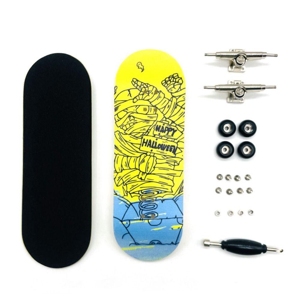 Mxbeauty Jari Skateboard Untuk Anak-Anak Mainan Anak Novelty Mini Skateboard Jari Skuter Simulasi Tabletop Mainan Fingerboard Mainan Edukasi Jari Papan Surfing