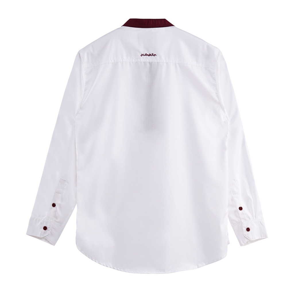 KEMEJA KOKO FRIDAY KILLER | HOLY LS WHITE MAROON