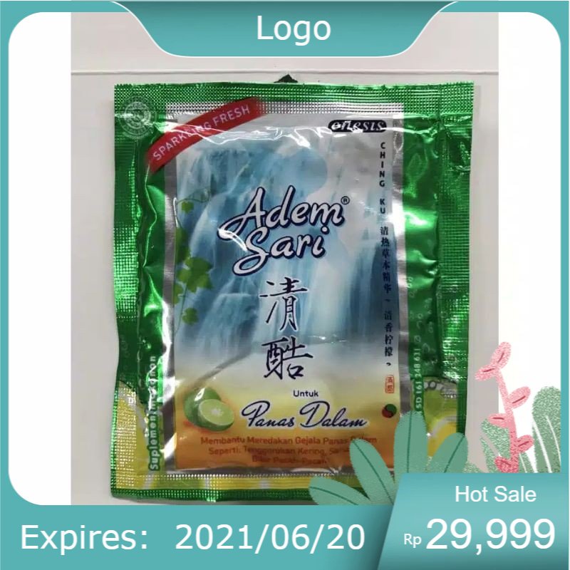 

Adem Sari Sachet / Ademsari Minuman Panas Dalam Sariawan / Pcs