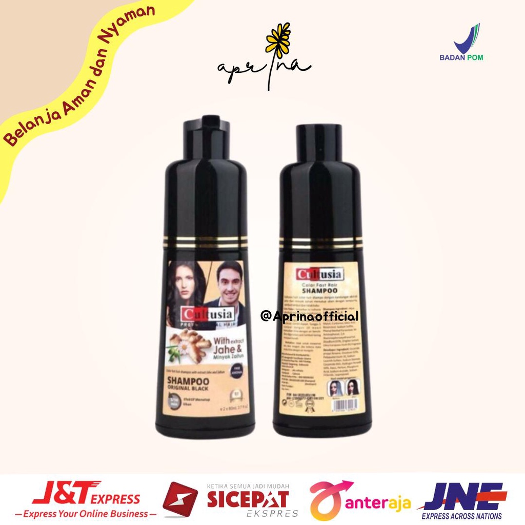 CULTUSIA Shampoo Black Brown Original