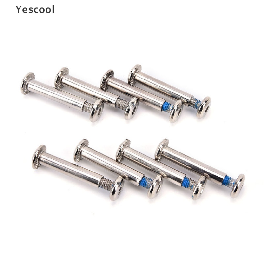 Yescool 8x/set inline roller As Mata Pisau Sekrup Baut Roda skate Untuk Sepatu skate ID