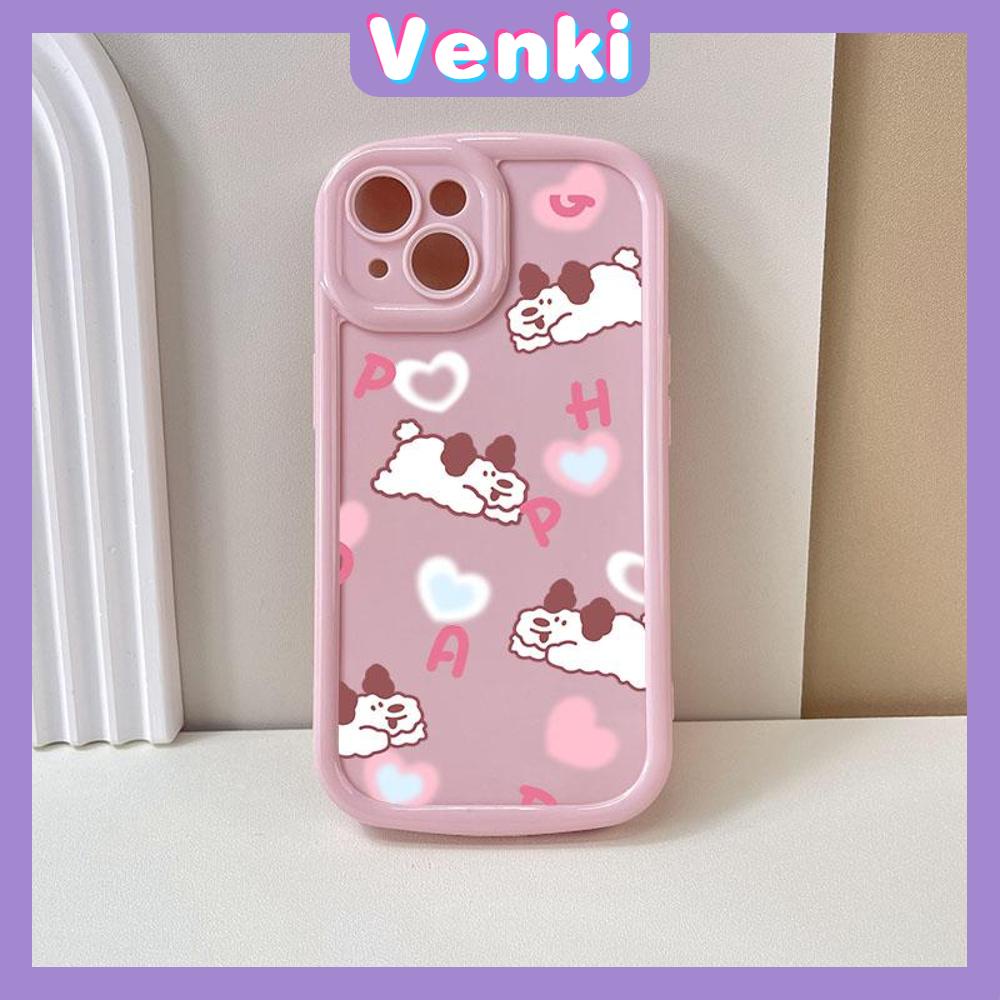 Case for iPhone 11 Soft TPU Glossy Round Edges Case Cute Cartoon Dog Camera Protection Shockproof For iPhone 14 13 12 11 Pro Max 7 8 Plus X XR