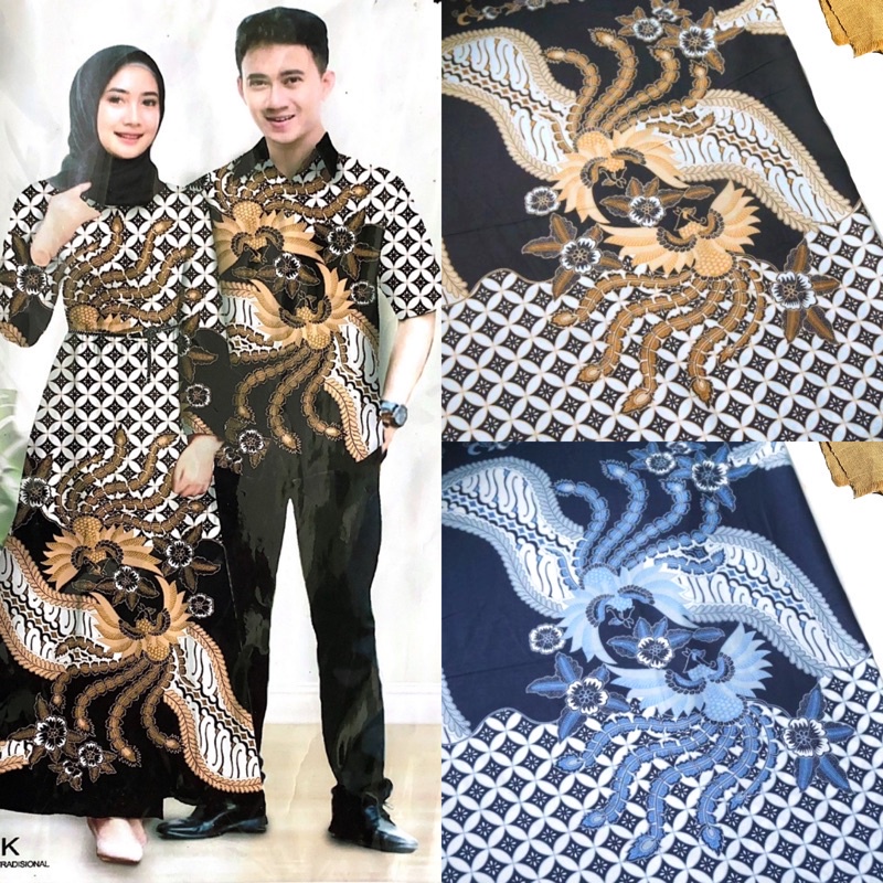 Kain Batik Meteran Bahan Katun Batik Premium Kode F