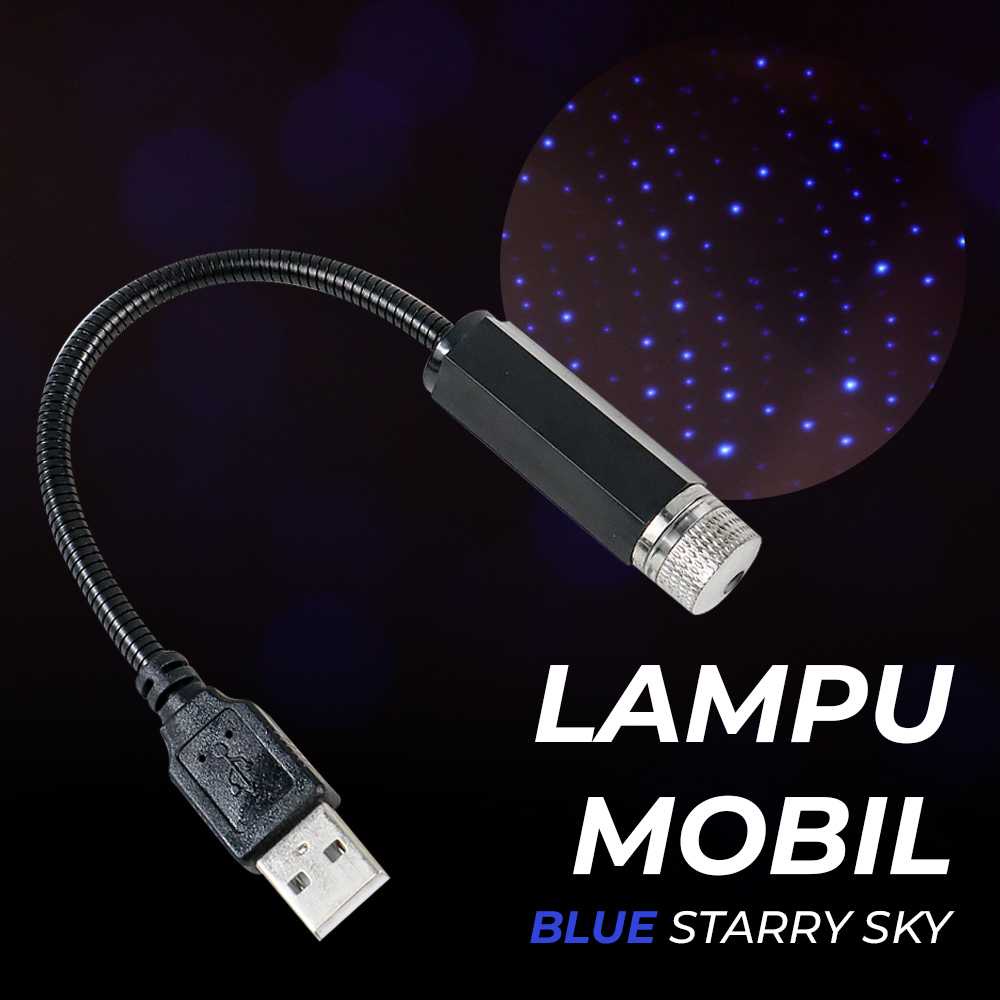 Lampu Mobil LED Starry Sky Lamp Projector Alat Mobil Burnhilda