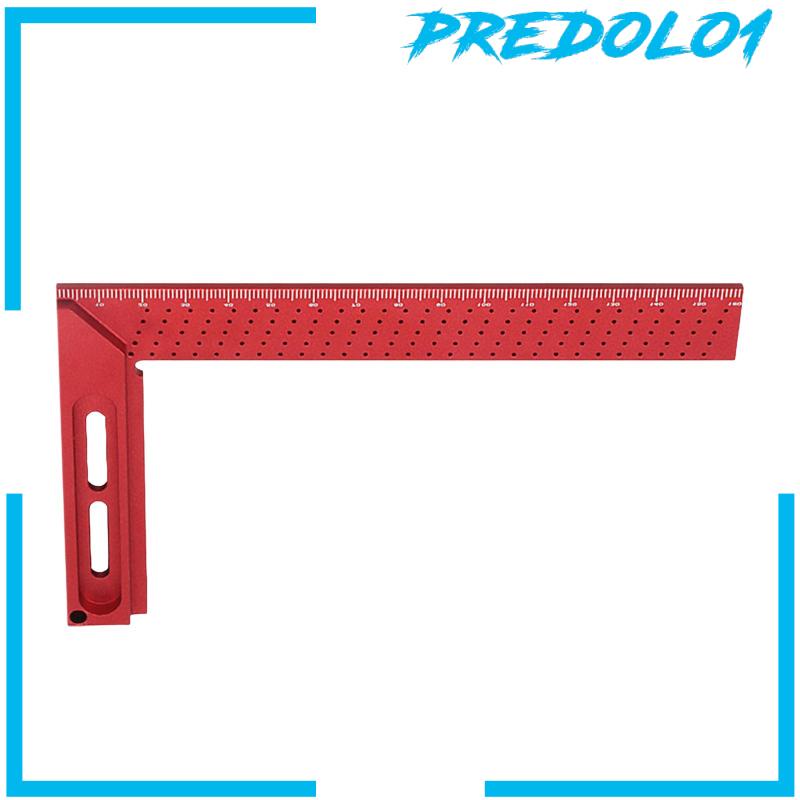 [Predolo1] L Shaped Square Ruler Penggaris Sudut Pengerjaan Kayu Akurat Portabel Untuk Pertukangan