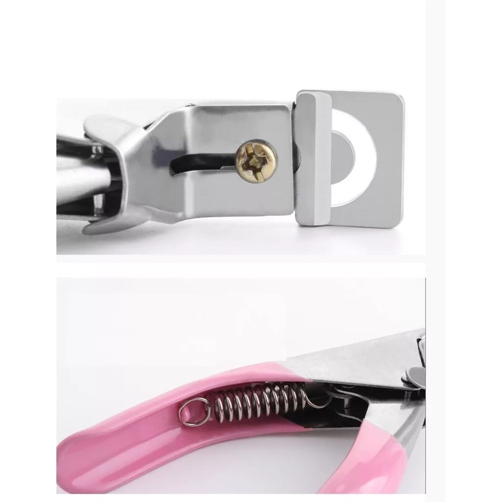 Edge Clipper Cutter Gunting Kuku Palsu Soligen Stainless Steel Bentuk U/Nail Art Tools Clipper S847 Bagus