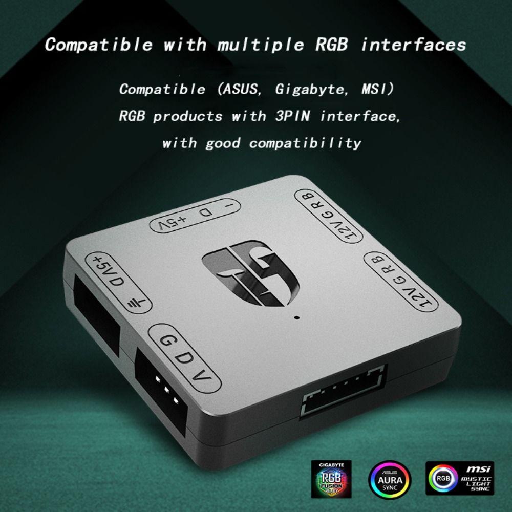 POPULAR Converter Adapter Motherboard Profesional 5V 3pin Ke 12V 4pin