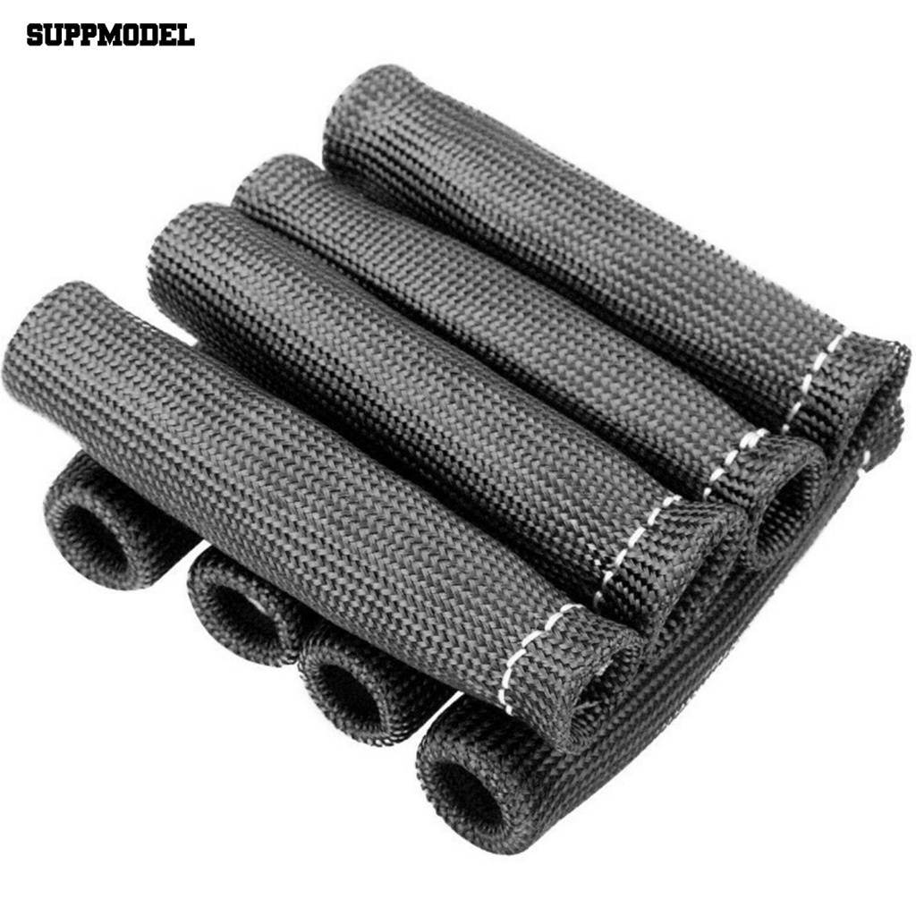 Suppmodel 8Pcs Ketangguhan Baik Busi Isolator Lengan Suku Cadang Otomotif Busi Kawat Boot Lengan Double Layer Struktur