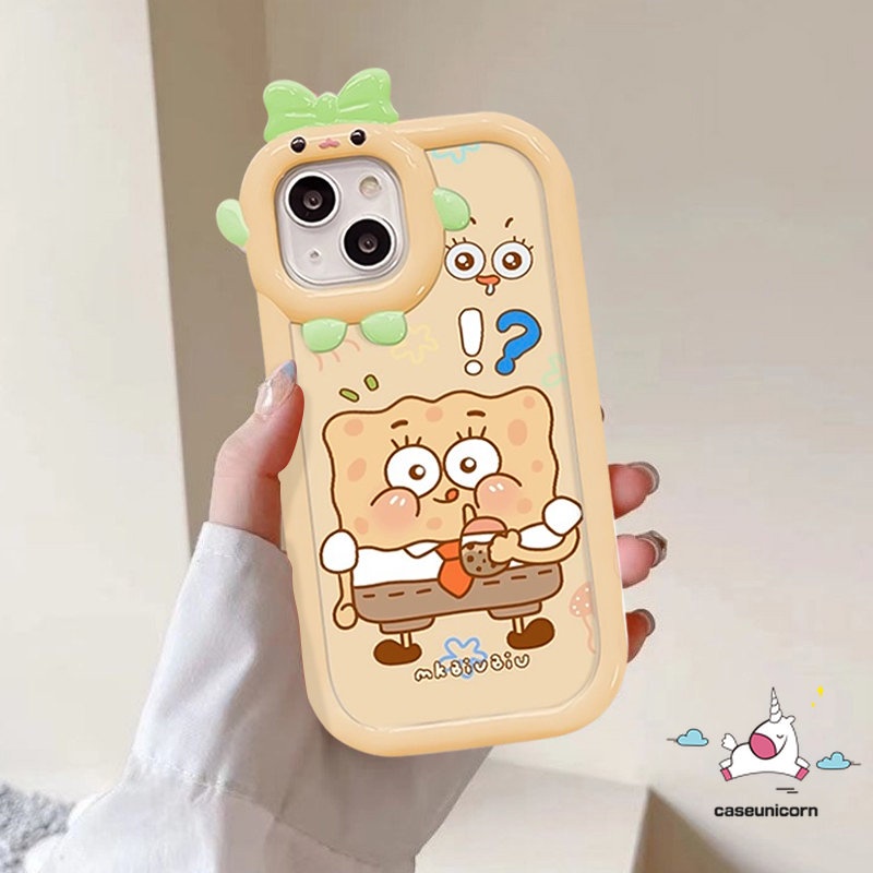 Untuk Samsung A14 A12 A04 A50 A04s A50s A13 A23 A04E A32 A03 A52 A53 A51 A03s A52s A22 A11 A71 A02s A33 A31 A21s A73 A30s Patrick Star Kartun SpongeBob 3D Ikatan Simpul Monster Penutup Lensa