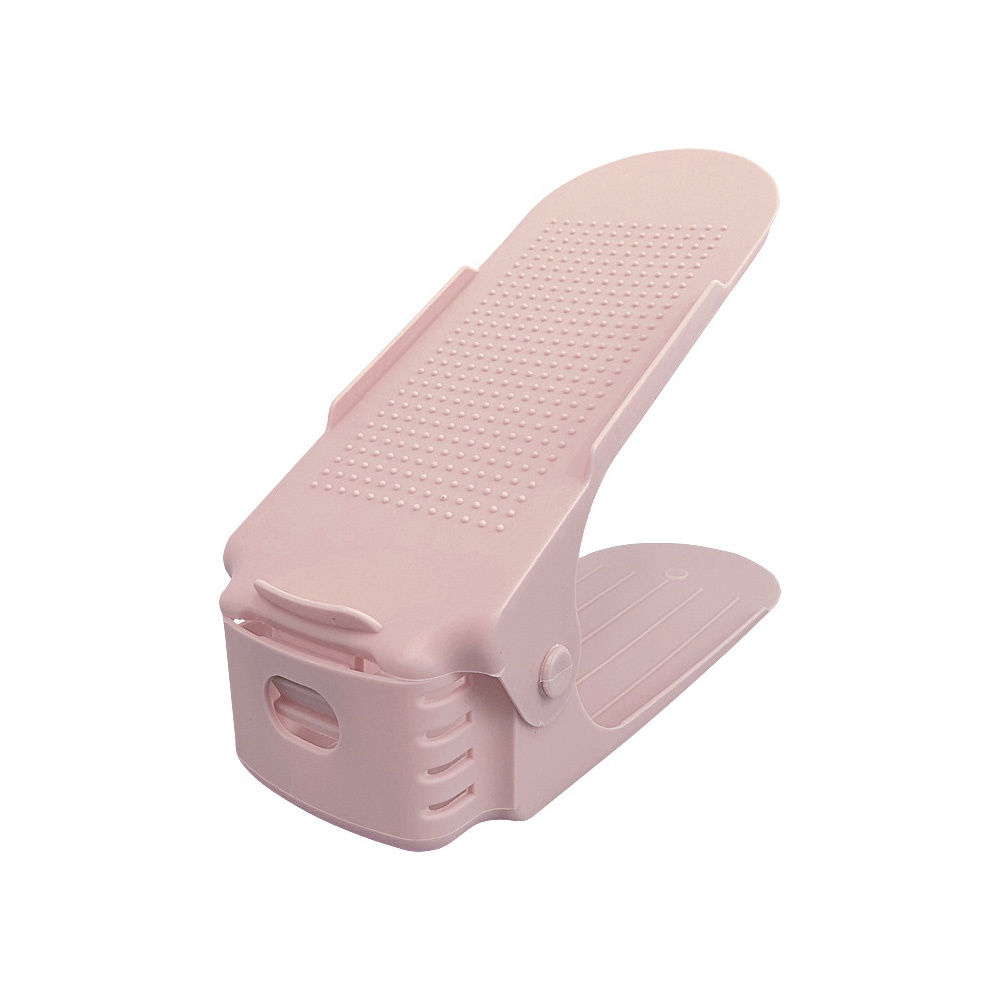 1pc Rak Penyimpanan Sepatu Hemat Ruang Adjustable|Rak Stand Sepatu Anti Slip Portable Warna Murni