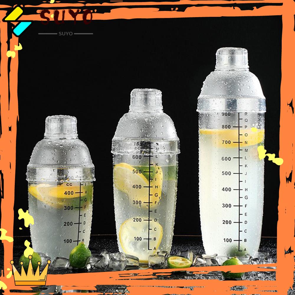 Suyo Cocktail Shaker 300/500/700/1000ml Bar Ttensils Bar Alat Botol Minum