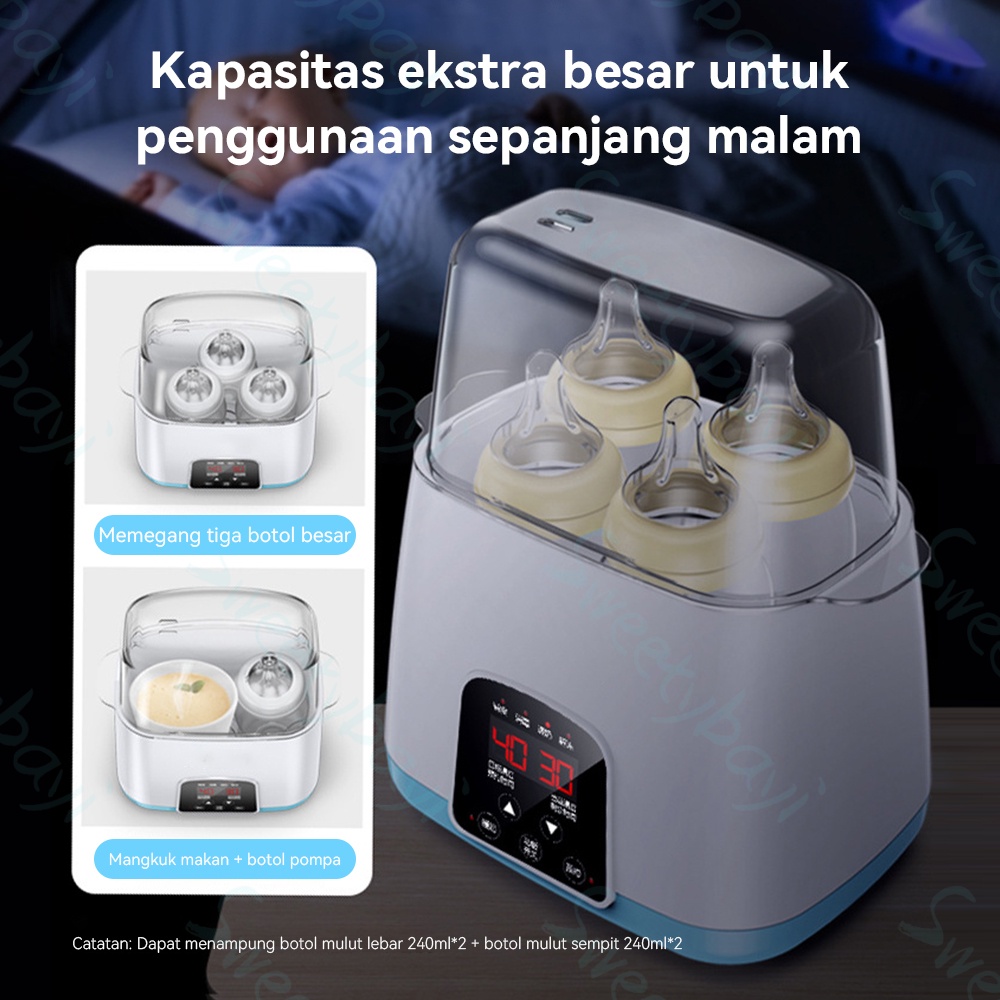 SweetyBayi Bottle warmer dengan remote Penghangat botol susu import Alat steril botol susu bayi