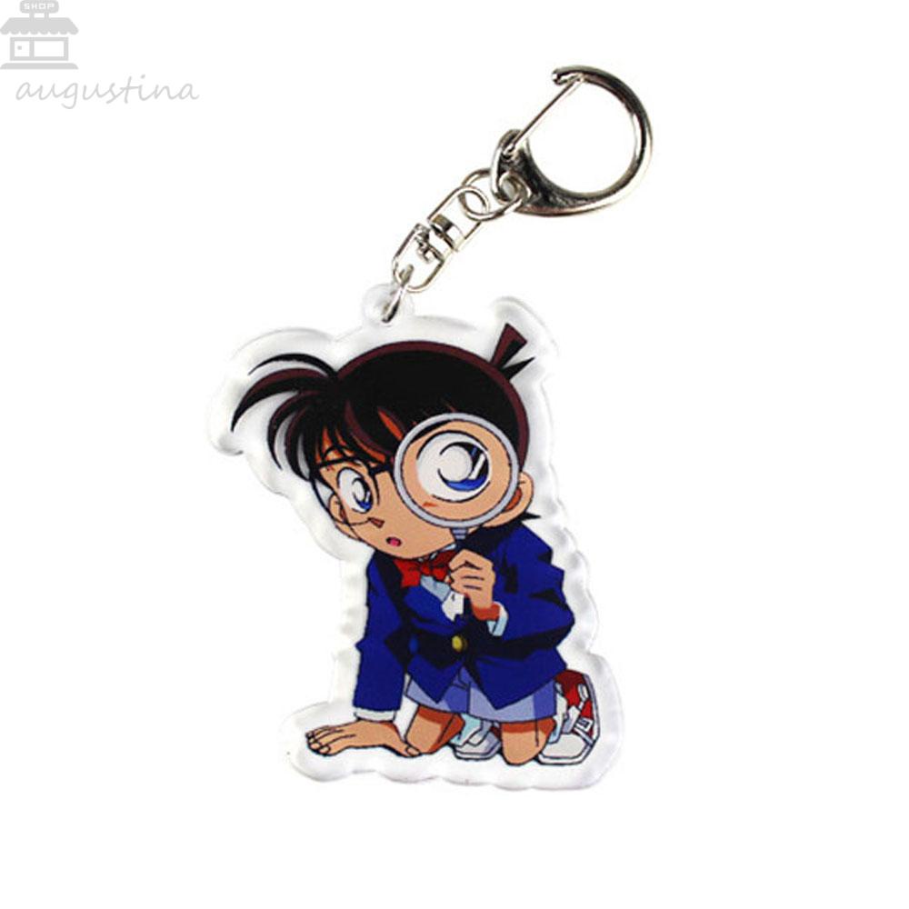 Agustin Conan Gantungan Kunci Untuk Anak Liontin Miniatur Detektif Conan Scultures Anime Jepang Key Ring