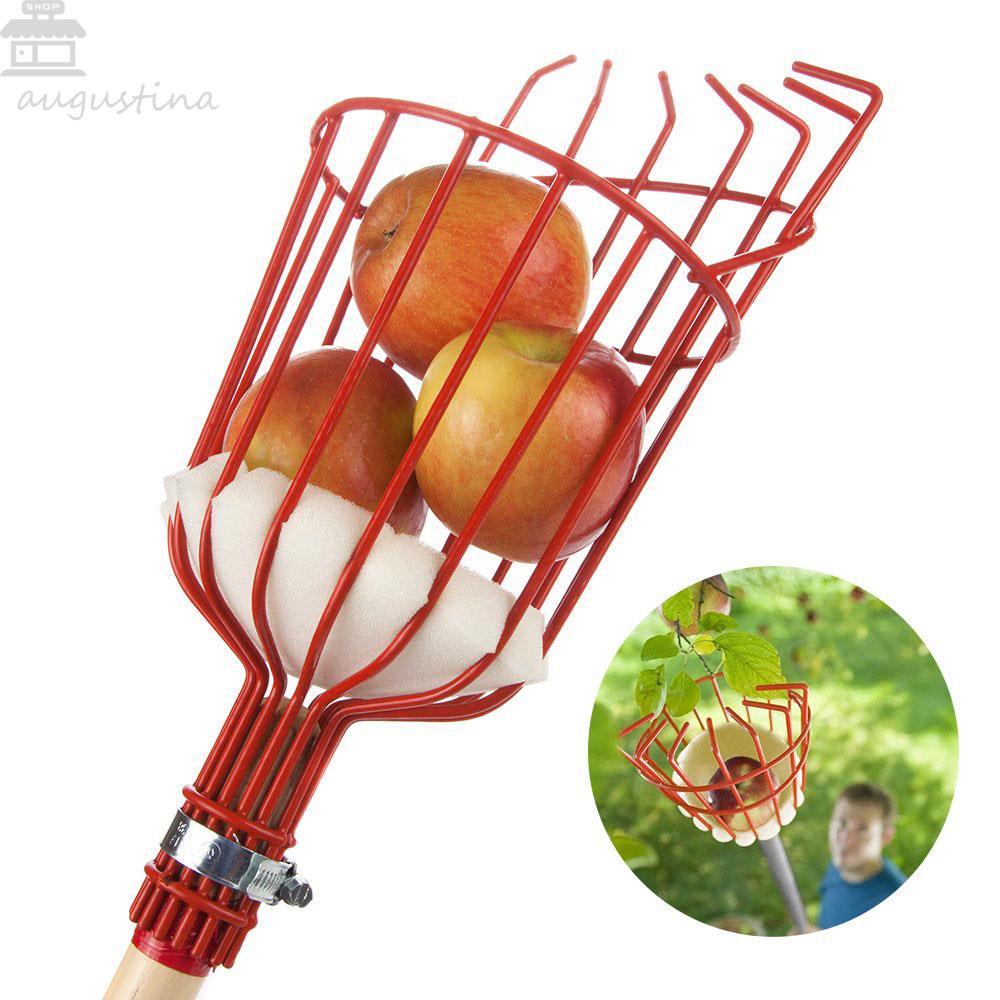 AUGUSTINA Deep Basket Fruit Picker Safe Fruits Catcher Orange Picking Convenient Peach Pick up Multifunction Garden Tools