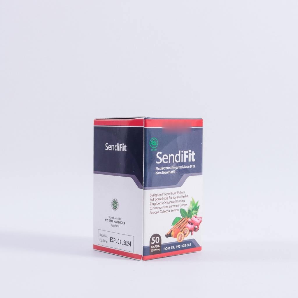 SendiFit - Obat Herbal Asam Urat, Rematik, Nyeri Sendi dan Tulang, Radang Sendi, Nyeri Otot, Pegal Linu, Encok, Syaraf Kejepit, Kesemutan dan Kebas 100% Original Sudah BPOM &amp; Halal MUI