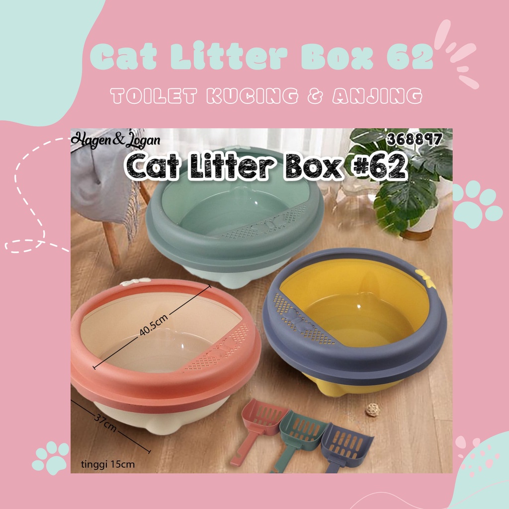 Cat Litter Box 62 / Bak Pasir Kucing / CL62