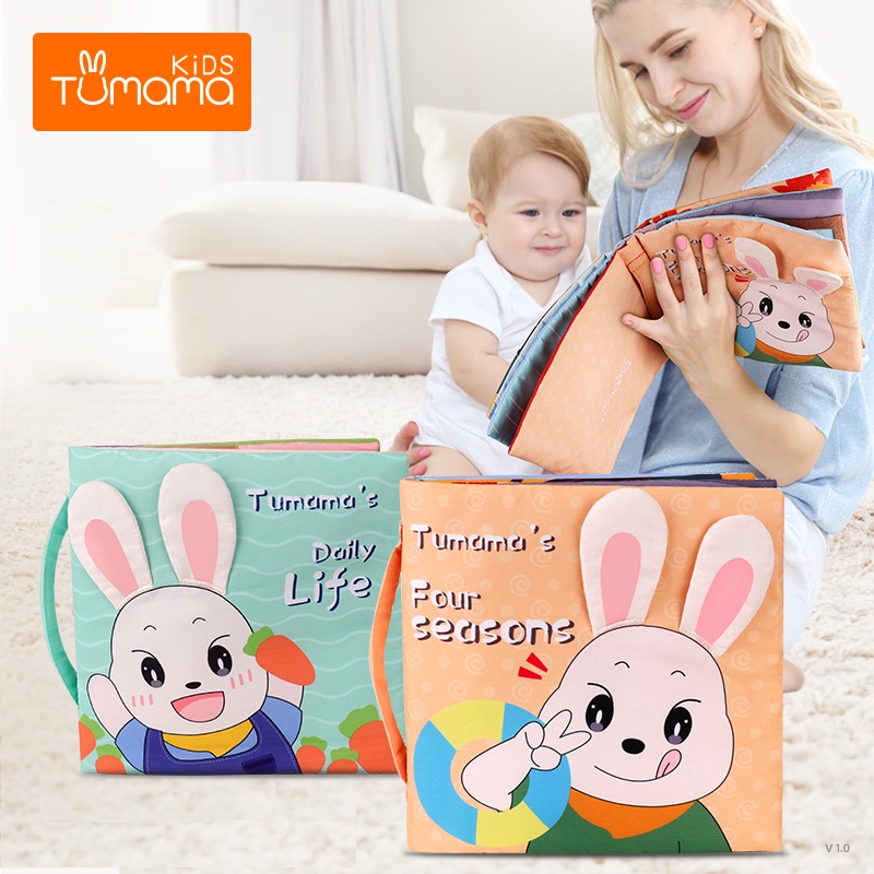 Tumama Quiet Cloth Book Mainan Edukasi Anak