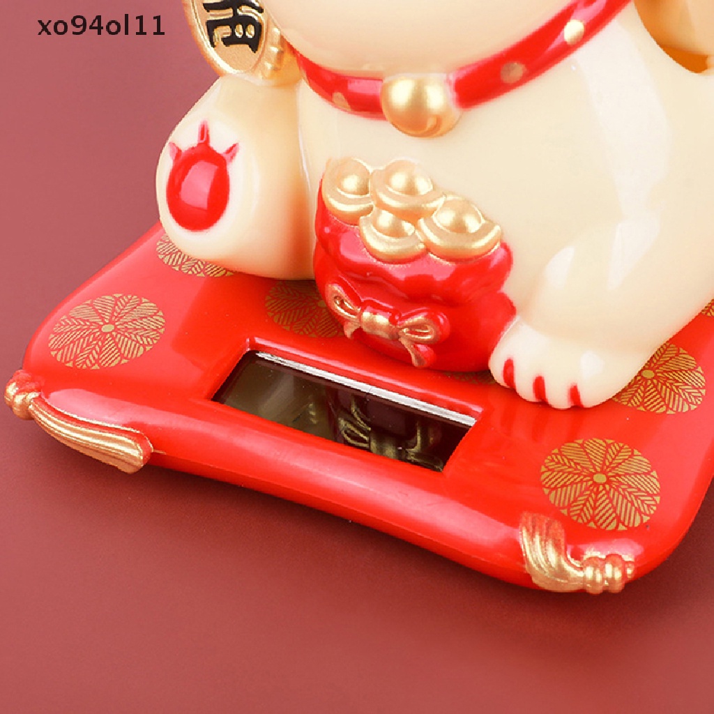 Xo Dekorasi Mobil Imlek Jepang Solar Lucky Cat Kue Baking Ornamen Tahun Baru OL