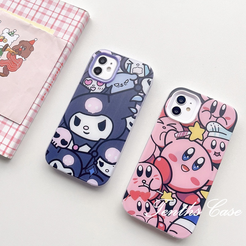 Samsung A14 A04 A04s A13 A23 A33 A53 A73 A03 A03s A22 A52 A32 A12 A50 A50s A30s A51 A11 A31 A70 3in1 Case Pink Monster Tutup Belakang