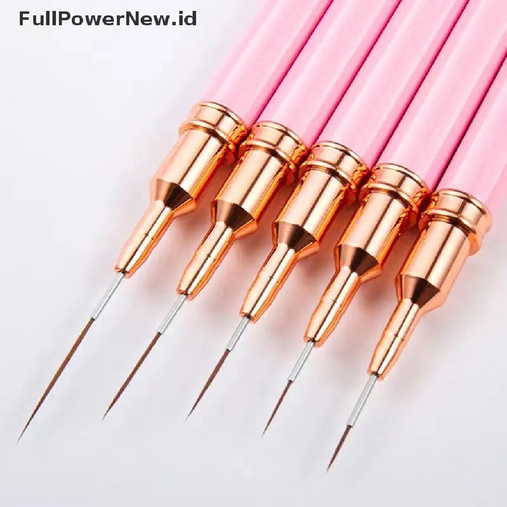 Power 1Pcs Nail Art Liner Brush Pen Salon Menggunakan Sikat Rambut Nylon Manicure Tools ID