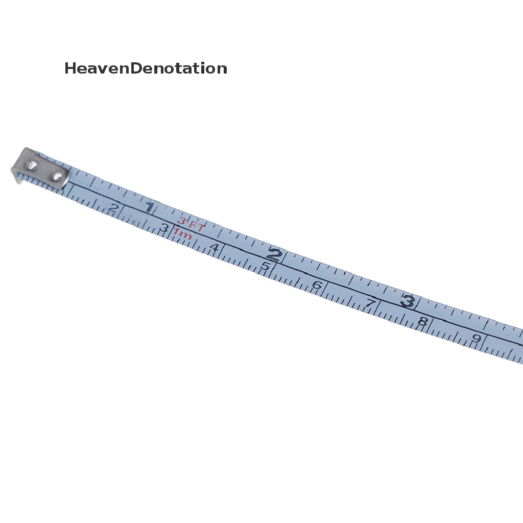 [HeavenDenotation] 1pc Gantungan Kunci Mini key ring Mudah Ditarik tape measure pull ruler 1m HDV