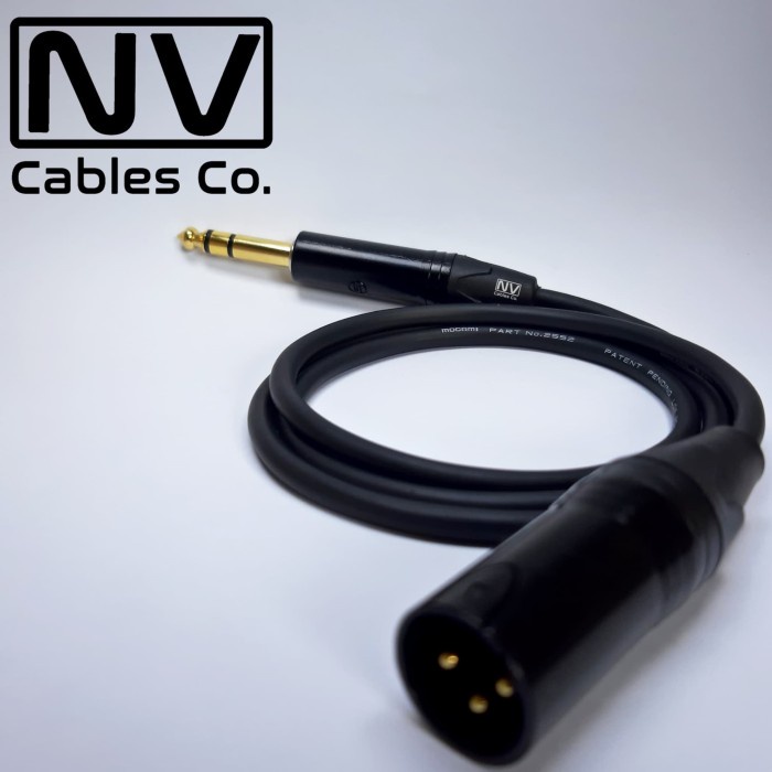 BIG SALE (PROMO) kabel speaker monitor recording TRS to XLR Mogami/canare bagus - TRS - XLR Male, 1.