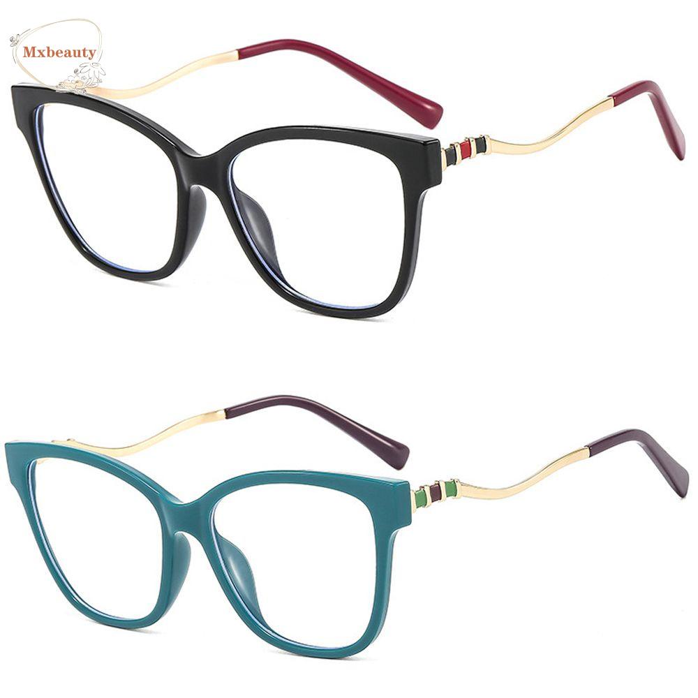 Mxbeauty Kacamata Anti Blue Light Wanita Bingkai Besar Blue Light Blocking Anti Radiasi Komputer Eyeglasses