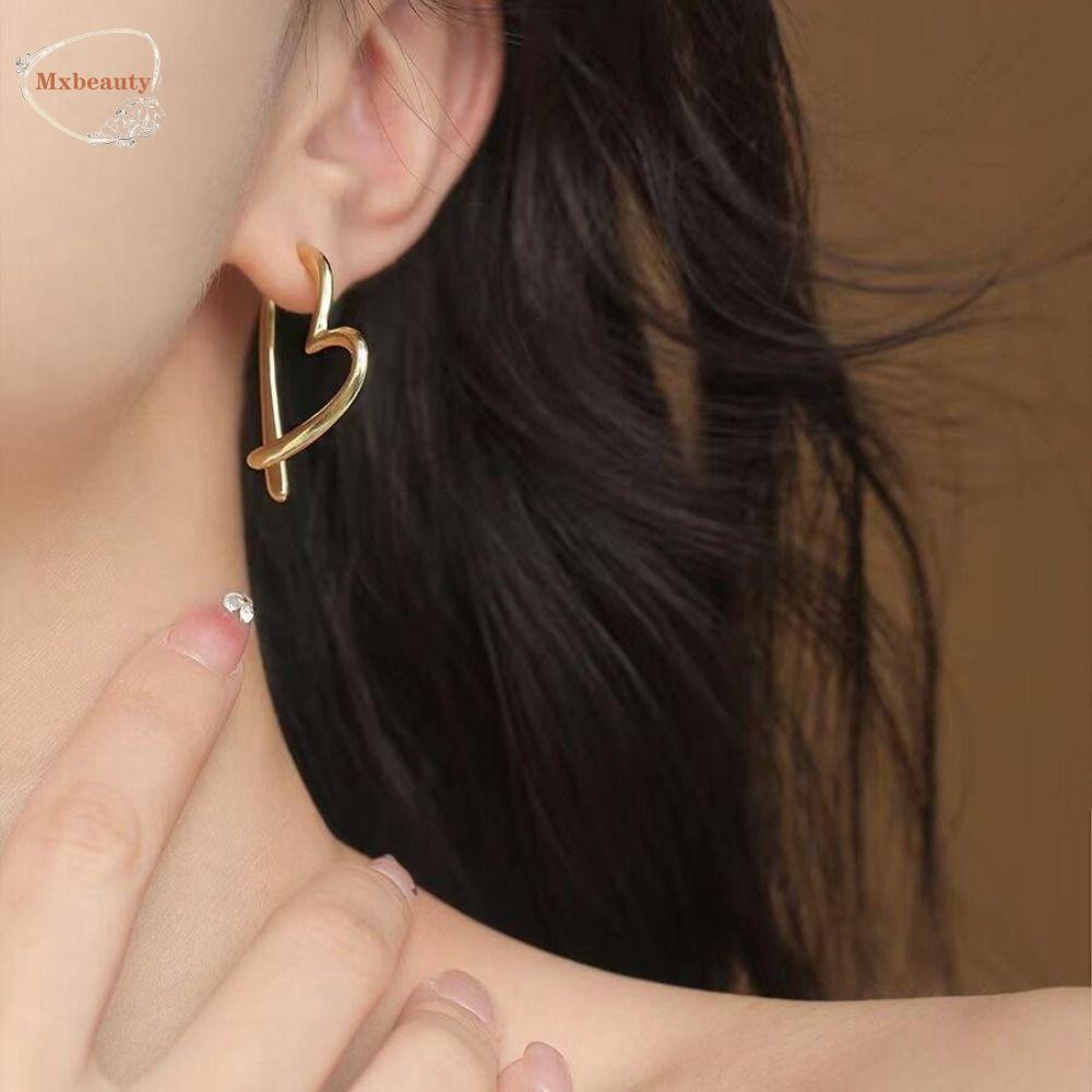 Mxbeauty Wanita Paduan Anting Mewah Indah Trendi Berlebihan Logam Gothic Manis Punk Perhiasan