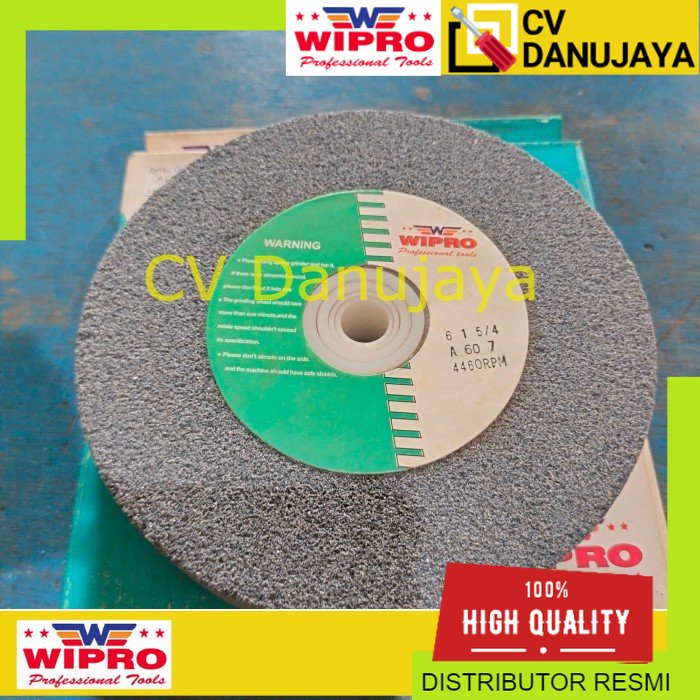 Batu Gerinda Gurinda Duduk 6" 6 Inchi 6 Inch A60 A 60 #60 Grit Grade 60 Wipro