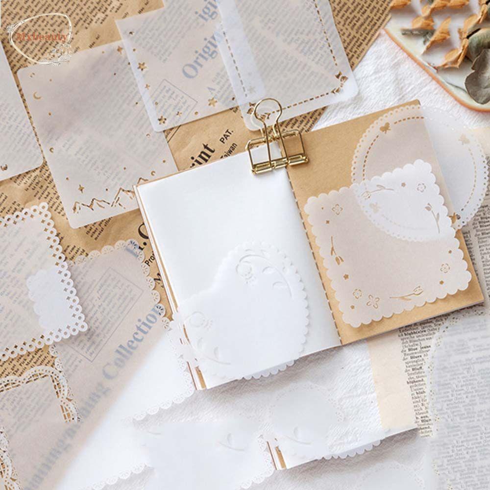 Mxbeauty Hollow Transparan Notepad Portable Kreatif Kantor Diary Scrapbooking Bookmark Perlengkapan Sekolah Menulis Note