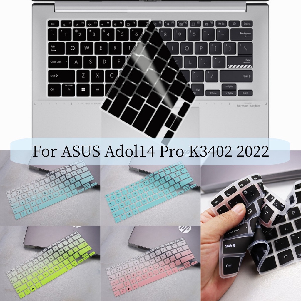 Untuk ASUS Adol14 Pro K3402 2022 K3402ZA M3402QA Laptop Keyboard Cover Protector Kulit Silikon Pelindung