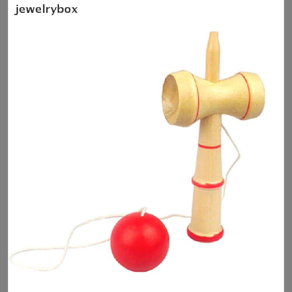 [jewelrybox] Anak Lucu Kendama Bola Permainan Kayu Tradisional Jepang Keterampilan Mainan Edukasi Hadiah Butik